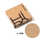 Out of Space Balm #14 Storm Refill – brown cardboard box 3g, beige balm, white background – skin care