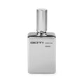 GOTI Smoke Eau de Parfum – silver spray bottle with shiny cap, white background – perfume