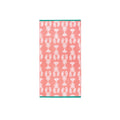 Lobster Pink Organic Cotton Hand Towel with lobster pattern on white background, bath accessories