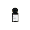 Rital Date Extrait de Parfum, dark brown 30ml glass bottle with spherical cap on white background, fragrance